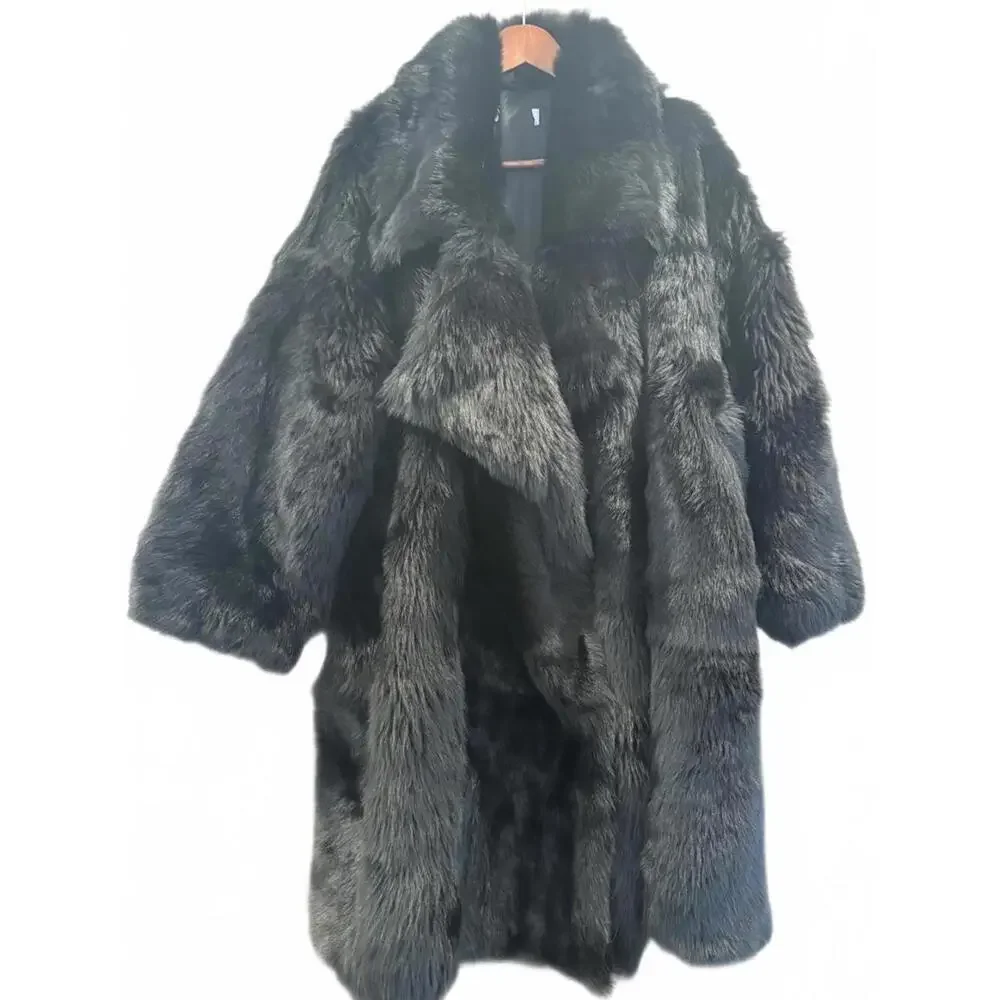 Michael Kors Collection Genuine Lamb Shearling Shawl Collar Coat NWOT
